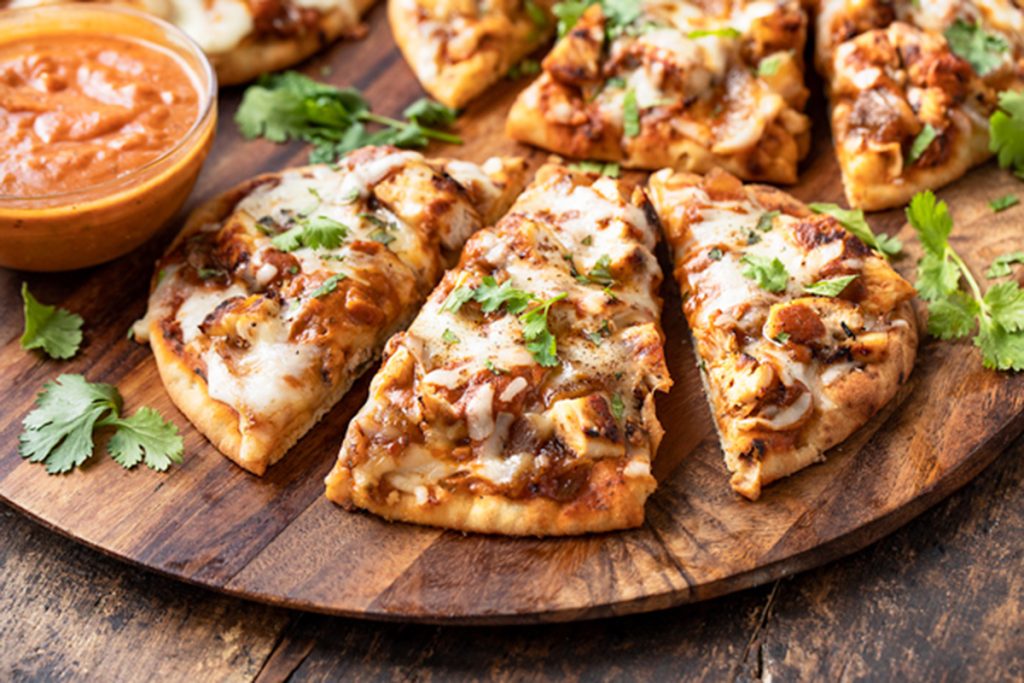 Cheese Naan Pizza