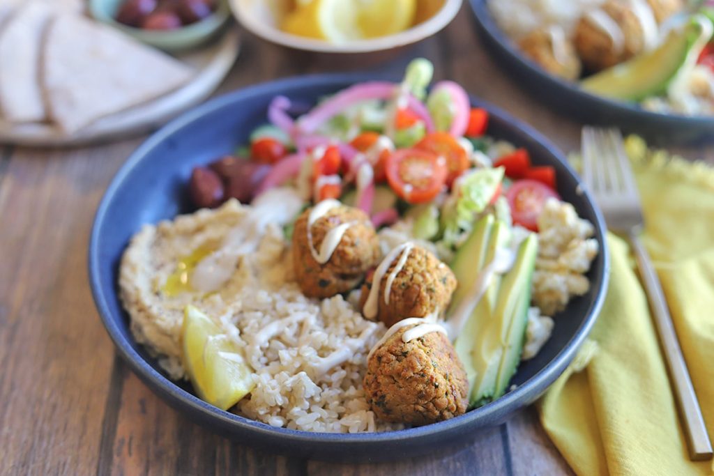 Falafel Over Rice