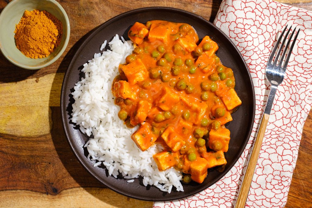 Paneer Over Rice