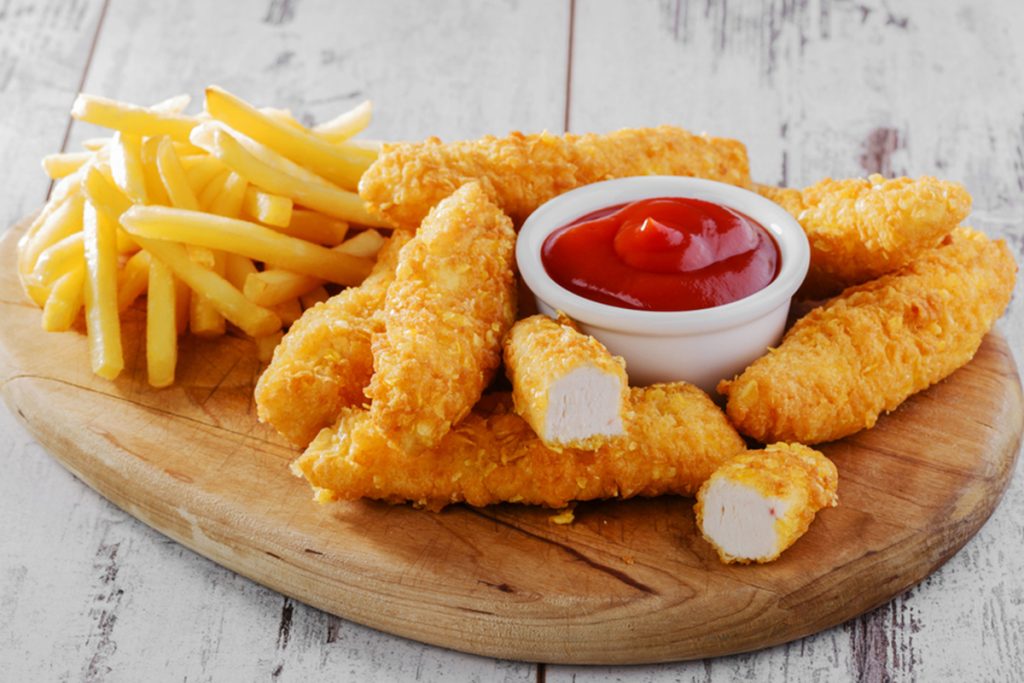 Chicken Tender And Fries In Ocea City