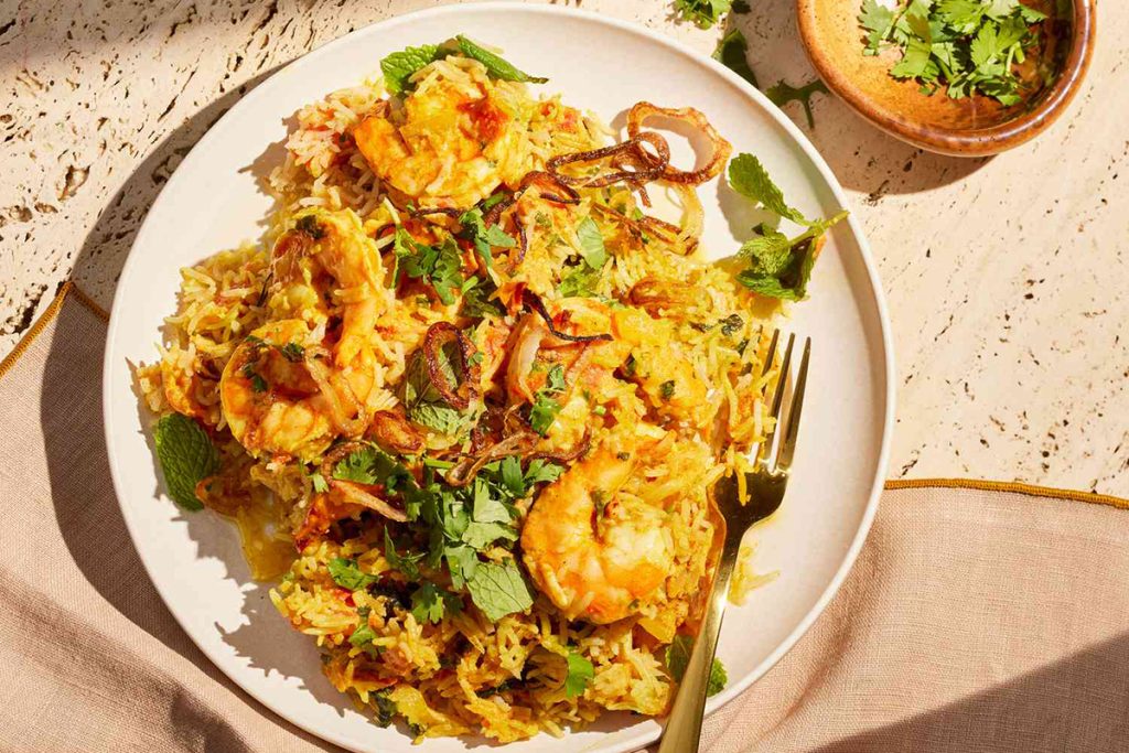 Shrimp Biriyani