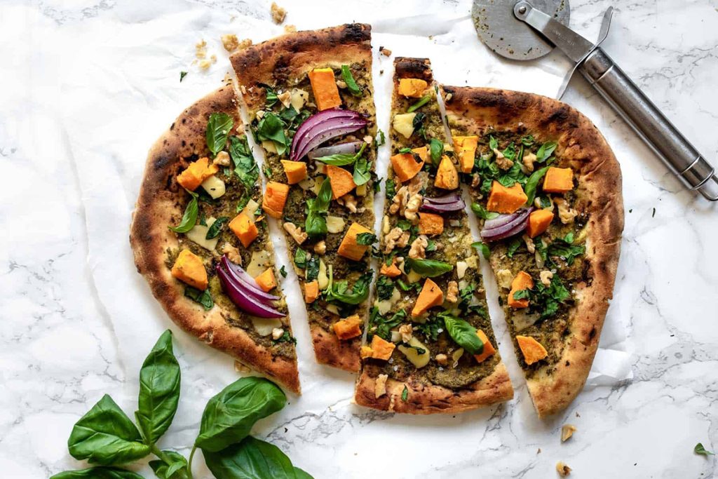 Veg Naan Pizza